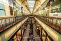 Interior view of Adelaide arcade an heritage shopping arcade in the centre of Adelaide SA Australia