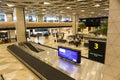 Interior view of the airport in Baku, Azerbaijan. Royalty Free Stock Photo