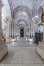 Interior view of Almudena Cathedral - Madrid