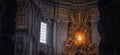 The Apse of Saint Peter`s Basilica by Gian Lorenzo Bernini, Vatican city Royalty Free Stock Photo