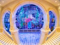 Interior view of the aquarium theme garden in MGM Macau