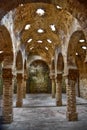 Interior view of the Arab baths of Ronda in Spain