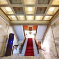 Interior view of the Athens City Hall, located in Kotzia Square, Athens, Greece.