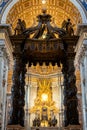 St Peter`s baldacchino by Gian Lorenzo Bernini, Vatican city