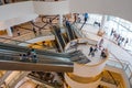 Interior view of Bangkok Art and Cultural Center Bacc in Bangkok, Thailand.