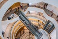 Interior view of Bangkok Art and Cultural Center Bacc in Bangkok, Thailand.