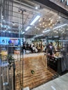 interior view of Barber shopw in Wuhan city