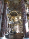 Interior view of baroque court church of the WÃ¼rzburg Residence, Germany