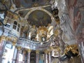 Interior view of the baroque court church of the WÃ¼rzburg Residence, Germany