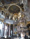 Interior view of the baroque court church of the WÃ¼rzburg Residence, Germany