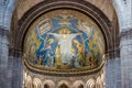 Interior view of the Basilica Sacre Coeur designed by Paul Abadie, 1914 - a Roman Catholic Church and minor basilica, dedicated Royalty Free Stock Photo