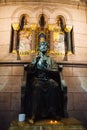 Interior view of the Basilica of the sacred Heart of Paris, commonly known as the Sacre Coeur Basilica Royalty Free Stock Photo