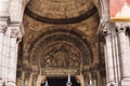 Interior view of the Basilica of the sacred Heart of Paris, commonly known as the Sacre Coeur Basilica Royalty Free Stock Photo