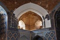 Interior view of Blue Mosque, Tabriz, Iran