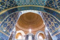 Interior view of the Blue Mosque in Tabriz, Iran Royalty Free Stock Photo