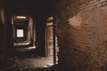 Interior View of the Brick Sandy Arches and Inside Room Ruins of the Derawar Fort, Pakistan