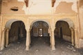 Interior View of the Brick Sandy Arches and Inside Room Ruins of the Derawar Fort, Pakistan