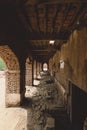 Interior View of the Brick Sandy Arches and Inside Room Ruins of the Derawar Fort, Pakistan