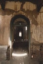 Interior View of the Brick Sandy Arches and Inside Room Ruins of the Derawar Fort, Pakistan