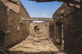 Interior View of the Brick Sandy Arches and Inside Room Ruins of the Derawar Fort, Pakistan