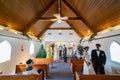 Interior view of the Candlelight Wedding Chapel