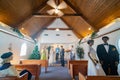 Interior view of the Candlelight Wedding Chapel