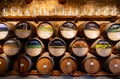 Interior view of the Castello di Amorosa winery Royalty Free Stock Photo