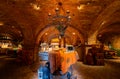 Interior view of the Castello di Amorosa winery Royalty Free Stock Photo