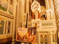 Interior view of the Cathedral Basilica of Saint Louis Royalty Free Stock Photo