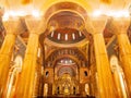 Interior view of the Cathedral Basilica of Saint Louis Royalty Free Stock Photo