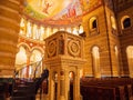 Interior view of the Cathedral Basilica of Saint Louis Royalty Free Stock Photo