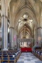 Interior view of the Cathedral in Bristol on May 14, 2019 Royalty Free Stock Photo