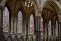 Interior view of the Cathedral in Lincoln, Lincolnshire on September 19, 2023 Royalty Free Stock Photo