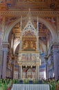 Interior view, Cathedral of Rome Royalty Free Stock Photo
