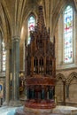 Interior view of the Cathedral in Truro, Cornwall on May 6, 2024 Royalty Free Stock Photo