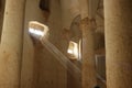 Interior view of cave church at Cappadocia, Turkey. Royalty Free Stock Photo