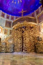 Interior view of the chapel from The Castle of Ravadinovo Royalty Free Stock Photo