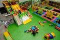 Interior view of a children`s playground