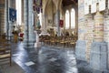 Interior view from the Church of Our Lady in Damme Royalty Free Stock Photo