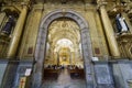 Interior view of Church of Santo Domingo Royalty Free Stock Photo