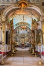 Interior view of the Church of St. John the Warrior in Moscow, Russia