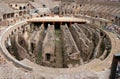 Interior View of the Colosseum in Rome Royalty Free Stock Photo