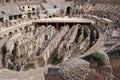 Interior View of the Colosseum in Rome Royalty Free Stock Photo