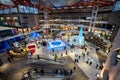 Interior view of Complexe Desjardins shopping atrium. Royalty Free Stock Photo