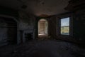 Unique Corner Bedroom - Abandoned Dunnington Mansion - Farmville, Virginia