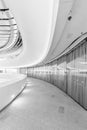 Interior view of corridor of modern building Royalty Free Stock Photo