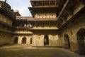 Interior view of Datia Palace. Also known as Bir Singh Palace or Bir Singh Dev Palace. Datia. Madhya Pradesh Royalty Free Stock Photo