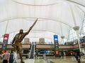 Interior view of the Denver International Airport Royalty Free Stock Photo