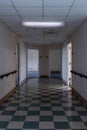 Derelict & Clean Hallway - Veterans Affairs Medical Center - Pittsburgh, Pennsylvania