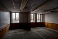 Derelict Office - Abandoned Wick Building - Youngstown, Ohio Royalty Free Stock Photo